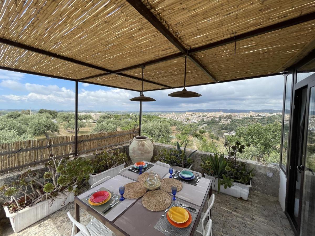 Il Dammuso Di Noto - Villa Con Piscina Privata Avola Bagian luar foto